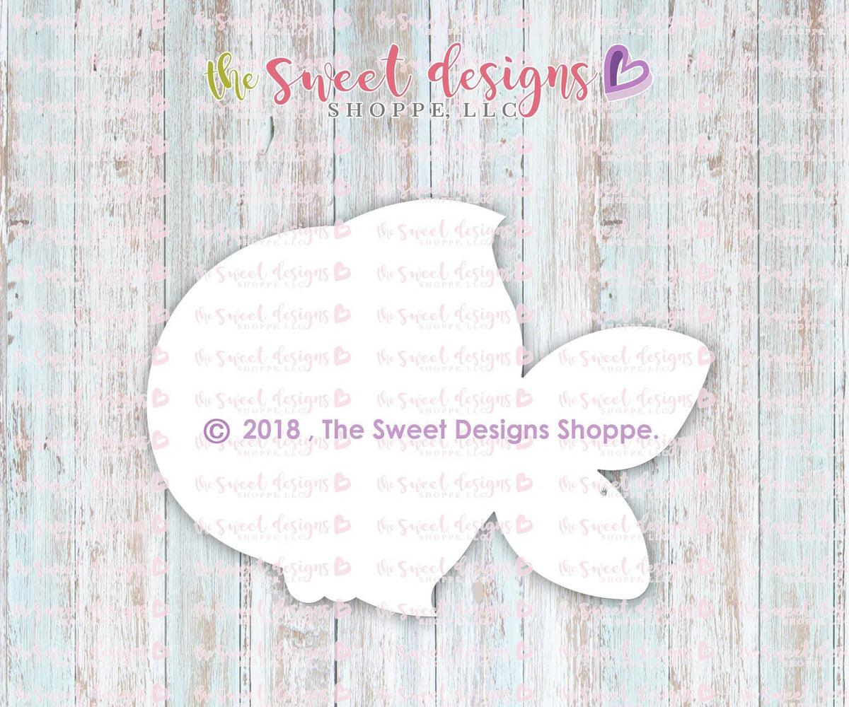 Cookie Cutters - Fish Three v2- Cookie Cutter - The Sweet Designs Shoppe - TSDS - - ALL,Animal,Animals,beach,Cookie Cutter,Fantasy,Promocode,sand,STL,summer,under the sea
