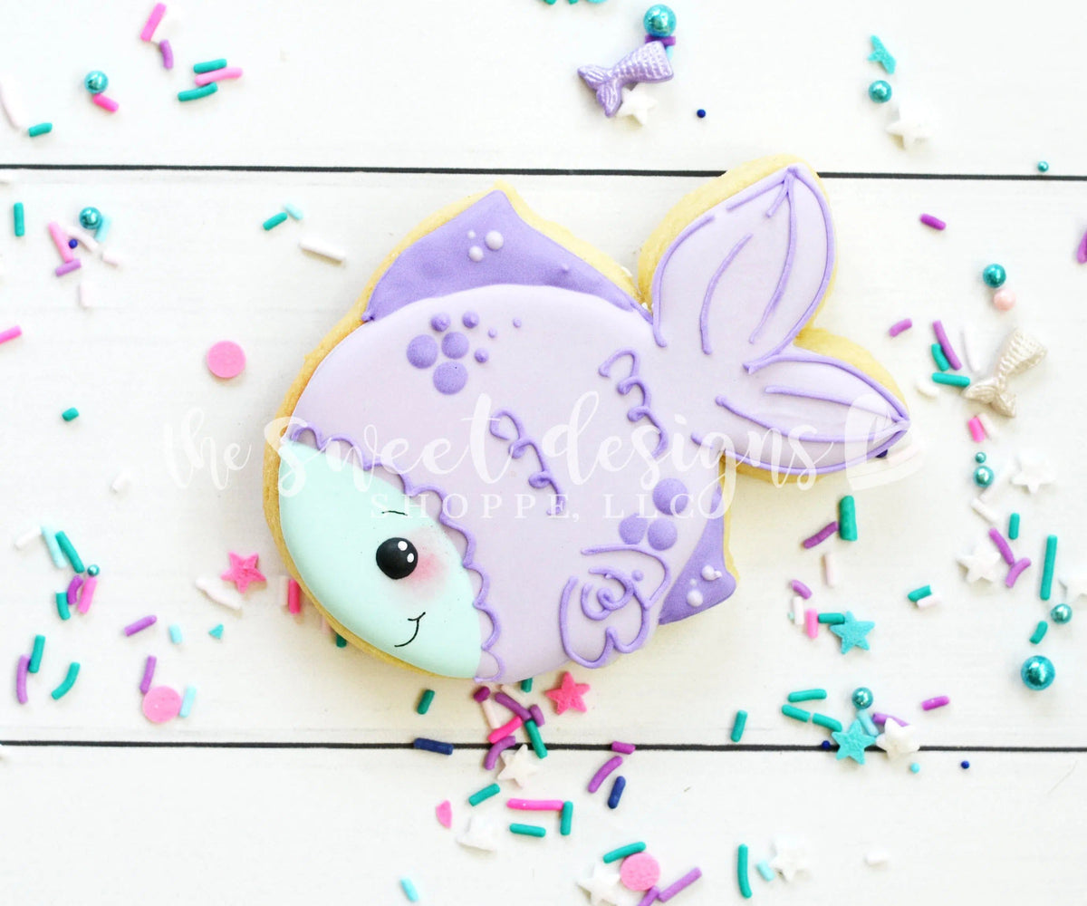 Cookie Cutters - Fish Three v2- Cookie Cutter - The Sweet Designs Shoppe - TSDS - - ALL,Animal,Animals,beach,Cookie Cutter,Fantasy,Promocode,sand,STL,summer,under the sea