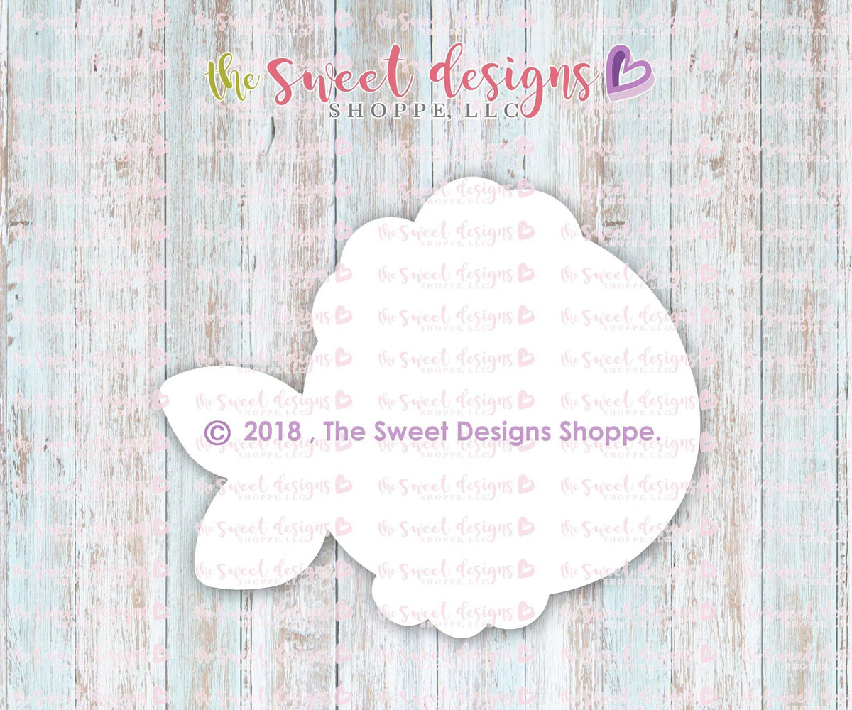 Cookie Cutters - Fish Two v2- Cookie Cutter - The Sweet Designs Shoppe - TSDS - - ALL,Animal,Animals,beach,Cookie Cutter,Fantasy,Promocode,sand,STL,summer,under the sea