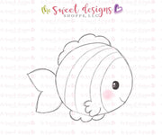 Cookie Cutters - Fish Two v2- Cookie Cutter - The Sweet Designs Shoppe - TSDS - - ALL,Animal,Animals,beach,Cookie Cutter,Fantasy,Promocode,sand,STL,summer,under the sea