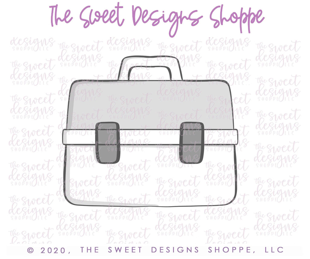 Cookie Cutters - Fishing Box - Cookie Cutter - The Sweet Designs Shoppe - TSDS - - 051520,ALL,case,Cookie Cutter,dad,Father,Fathers Day,fish,Fishing,grandfather,hobbies,Promocode,Sport,sports,tackle