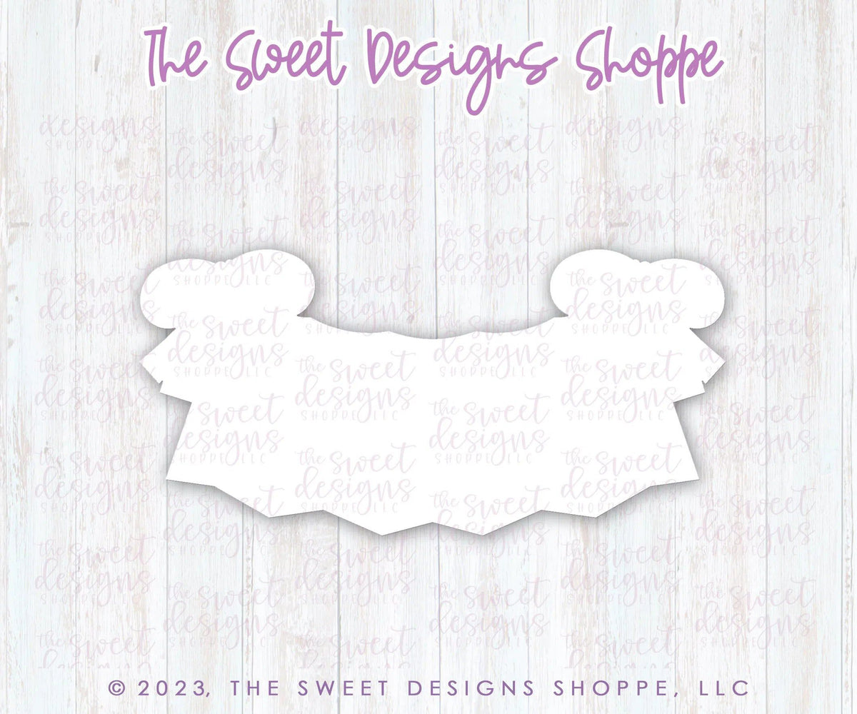 Cookie Cutters - Five Space Modern Bunting - Cookie Cutter - The Sweet Designs Shoppe - TSDS - - ALL,Birthday,Cookie Cutter,Easter,Easter / Spring,Plaque,Plaques,PLAQUES HANDLETTERING,Promocode,STL,valentine,Valentine's