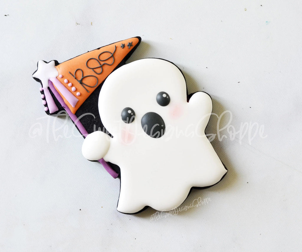 Cookie Cutters - Flag Ghost - Cookie Cutter - Sweet Designs Shoppe - - ALL, Boo, Cookie Cutter, Ghost, halloween, Promocode