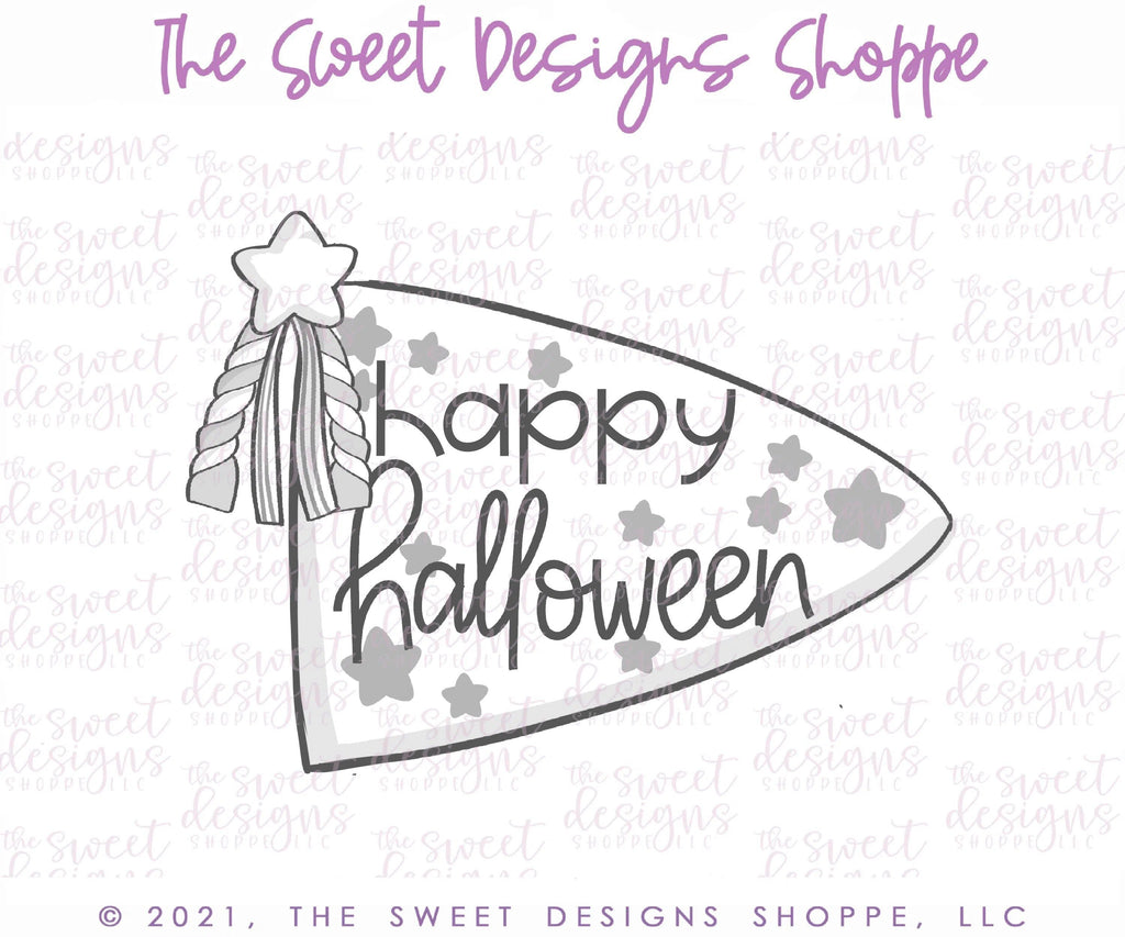 Cookie Cutters - Flag with Tassels - Cookie Cutter - The Sweet Designs Shoppe - TSDS - - ALL,Birthday,Cookie Cutter,halloween,kids,Kids / Fantasy,Misc,Miscelaneous,Miscellaneous,New Year,Promocode,sport,sports