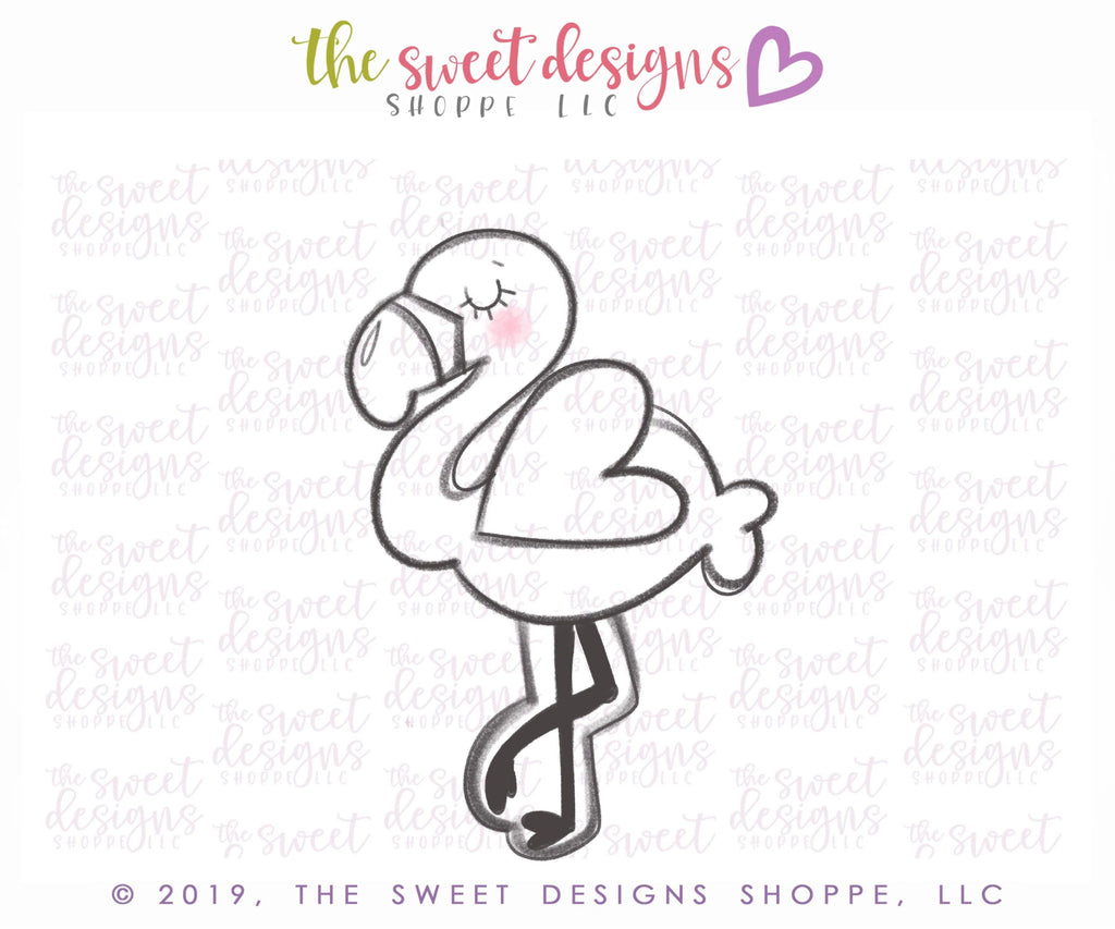 Cookie Cutters - Flamingo 2019 - Cookie Cutter - The Sweet Designs Shoppe - - ALL, Animal, Cookie Cutter, Luau, Party, Promocode, summer