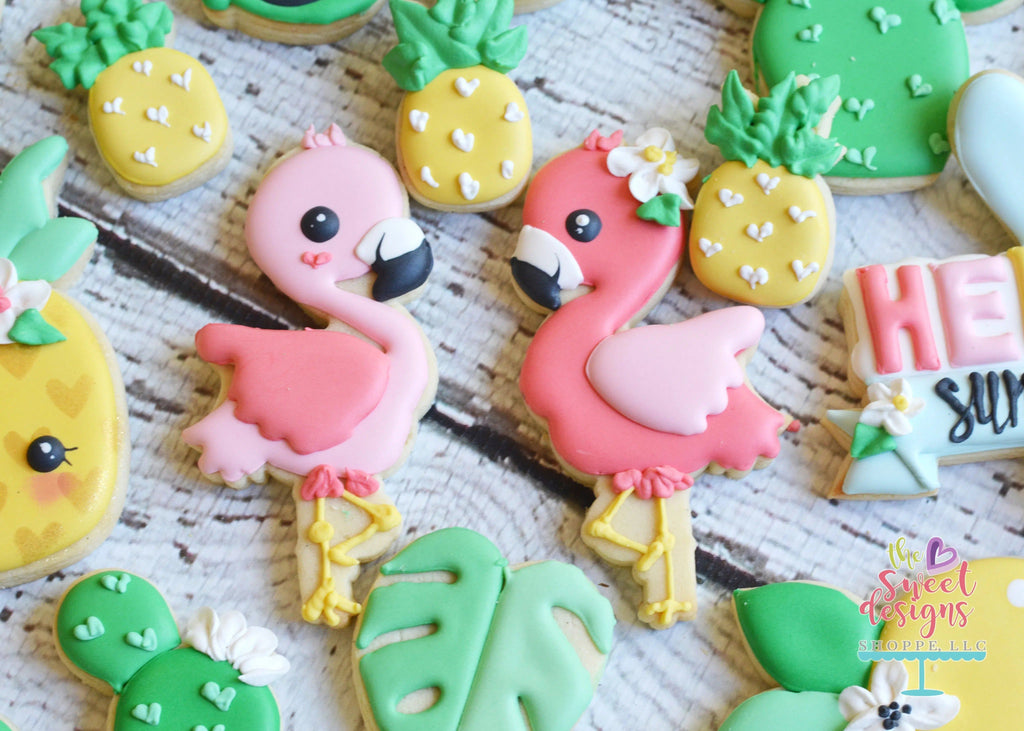 Cookie Cutters - Flamingo v2- Cookie Cutter - The Sweet Designs Shoppe - TSDS - - ALL,Animal,Animals,Animals and Insects,Cookie Cutter,Flamingo,Luau,Party,Promocode,summer