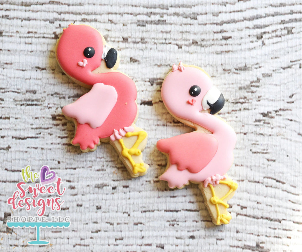 Cookie Cutters - Flamingo v2- Cookie Cutter - The Sweet Designs Shoppe - TSDS - - ALL,Animal,Animals,Animals and Insects,Cookie Cutter,Flamingo,Luau,Party,Promocode,summer