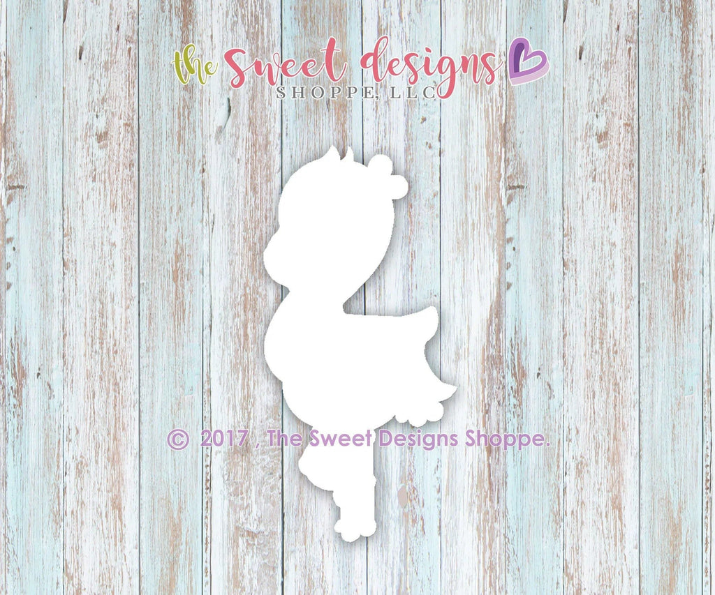 Cookie Cutters - Flamingo with Flower v2- Cookie Cutter - The Sweet Designs Shoppe - TSDS - - ALL,Animal,Animals,Cookie Cutter,Luau,Party,Promocode,STL,summer