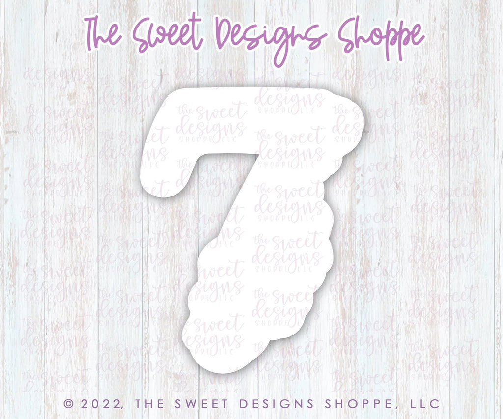 Cookie Cutters - Floral 7 - Cookie Cutter - Sweet Designs Shoppe - - ALL, Birthday, Cookie Cutter, Font, Fonts, kid, kids, letters and numbers, number, numbers, NumberSet, Promocode, series016, text