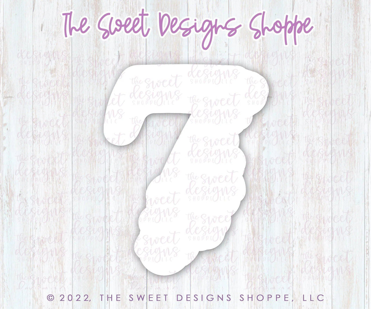 Cookie Cutters - Floral 7 - Cookie Cutter - The Sweet Designs Shoppe - TSDS - - ALL,Birthday,Cookie Cutter,Font,Fonts,kid,kids,Lettering,letters and numbers,number,numbers,NumberSet,Promocode,series016,STL,text