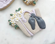 Cookie Cutters - Floral Bag - Cookie Cutter - The Sweet Designs Shoppe - TSDS - - Accesories,Accessories,accessory,ALL,Clothing / Accessories,Cookie Cutter,Customize,floral,MOM,mother,Mothers Day,pool,Promocode,STL,Summer