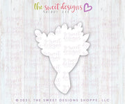 Cookie Cutters - Floral Bouquet - Cookie Cutter - The Sweet Designs Shoppe - TSDS - - ALL,Andi Kirkegaard,Cookie Cutter,easter,Easter / Spring,floral,Flower,Flowers,Kirkie,Leaves and Flowers,mother,Mothers Day,online,online class,Promocode,STL,Trees Leaves and Flowers,Wedding,Wedding Favors