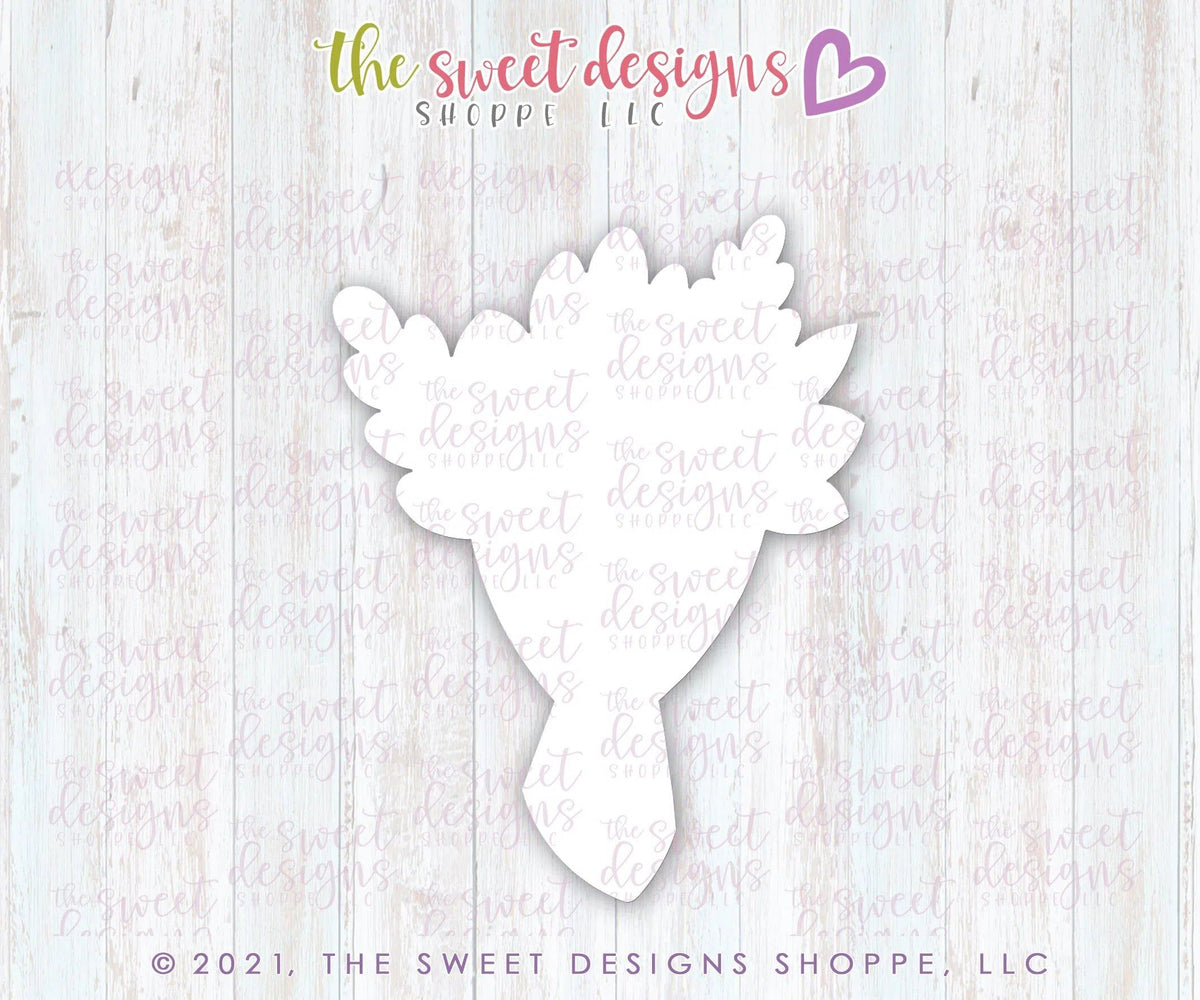 Cookie Cutters - Floral Bouquet - Cookie Cutter - The Sweet Designs Shoppe - TSDS - - ALL,Andi Kirkegaard,Cookie Cutter,easter,Easter / Spring,floral,Flower,Flowers,Kirkie,Leaves and Flowers,mother,Mothers Day,online,online class,Promocode,STL,Trees Leaves and Flowers,Wedding,Wedding Favors