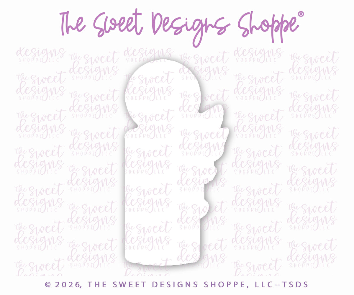 Cookie Cutters - Floral Candle - Cookie Cutter - The Sweet Designs Shoppe - TSDS - - ALL,Cookie Cutter,First Communion,floral,Promocode,Religious,STL,Wedding,Wedding Favors