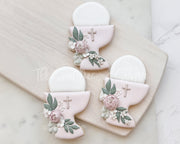 Cookie Cutters - Floral Chalice - Cookie Cutter - The Sweet Designs Shoppe - TSDS - - ALL,Cookie Cutter,Easter,Easter / Spring,First Communion,floral,Promocode,Religious,STL,Wedding,Wedding Favors