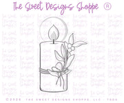 Cookie Cutters - Floral Communion Candle - Cookie Cutter - The Sweet Designs Shoppe - TSDS - - ALL,Cookie Cutter,First Communion,floral,Promocode,Religious,STL,Wedding,Wedding Favors