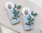 Cookie Cutters - Floral Communion Candle - Cookie Cutter - The Sweet Designs Shoppe - TSDS - - ALL,Cookie Cutter,First Communion,floral,Promocode,Religious,STL,Wedding,Wedding Favors