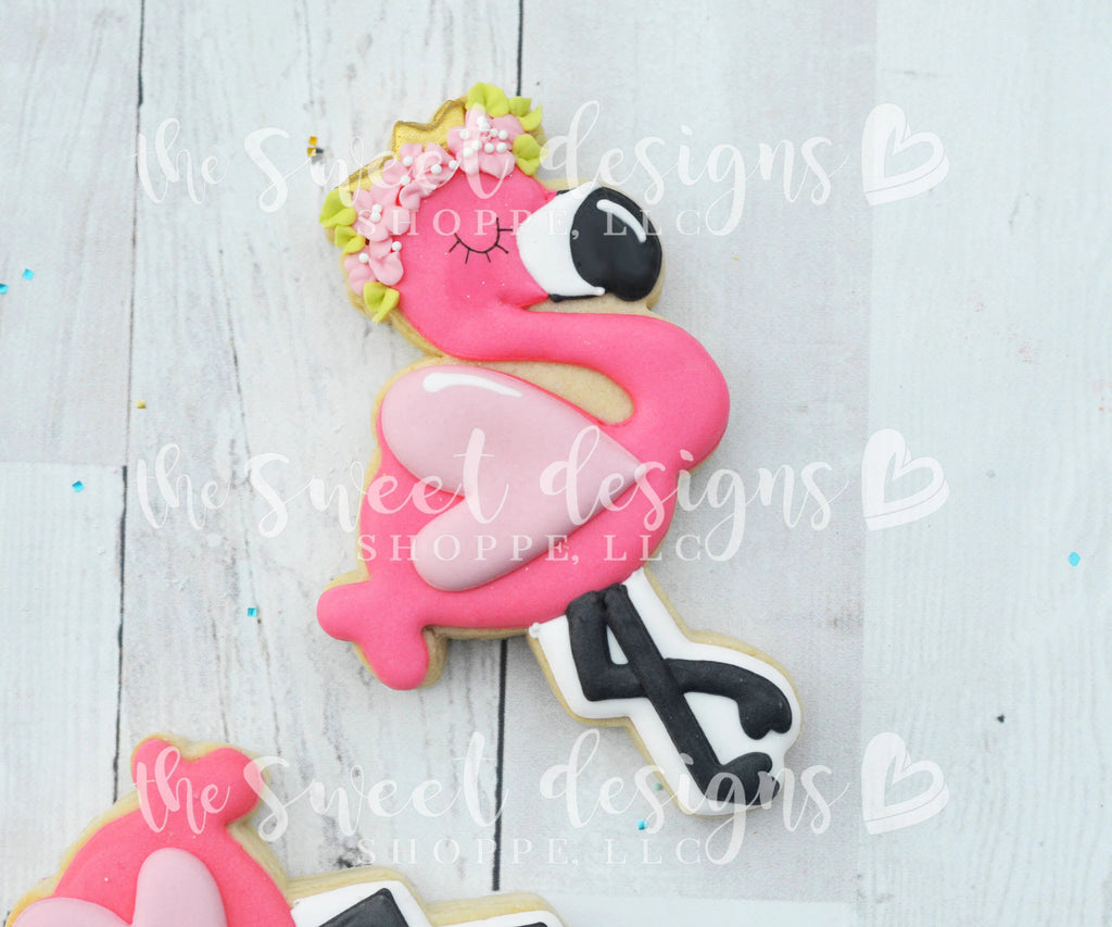 Cookie Cutters - Floral Flamingo 2019 v2- Cookie Cutter - The Sweet Designs Shoppe - - ALL, Animal, Cookie Cutter, Luau, Party, Promocode, summer