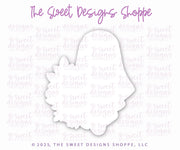 Cookie Cutters - Floral Ghost - Cookie Cutter - The Sweet Designs Shoppe - TSDS - - ALL,Cookie Cutter,floral ghost,Ghost,girly trick or treat boo,halloween,happy halloween,Promocode,STL