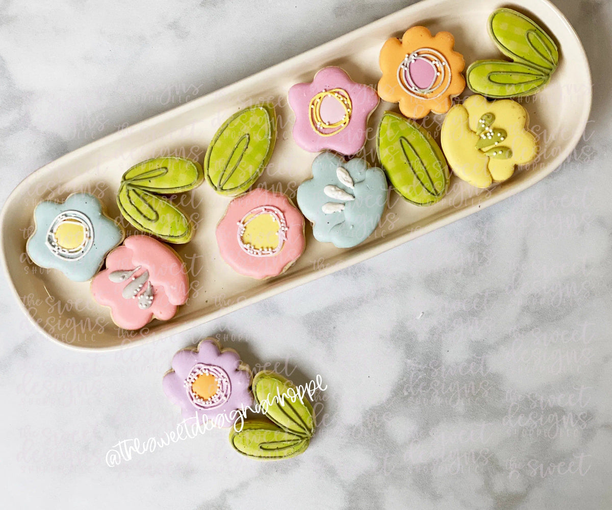 Cookie Cutters - Floral Mini Set - Cookie Cutters - The Sweet Designs Shoppe - TSDS - - ALL,Cookie Cutter,Easter,Easter / Spring,garden,gardening,Mini Sets,mother,Mothers Day,Promocode,set,STL