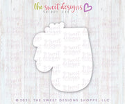 Cookie Cutters - Floral Mitten - Cookie Cutter - The Sweet Designs Shoppe - TSDS - - 12 days,Advent Calendar,ALL,Christmas,Christmas / Winter,Christmas Cookies,Cookie Cutter,Promocode,STL