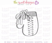 Cookie Cutters - Floral Mitten - Cookie Cutter - The Sweet Designs Shoppe - TSDS - - 12 days,Advent Calendar,ALL,Christmas,Christmas / Winter,Christmas Cookies,Cookie Cutter,Promocode,STL