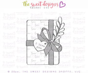 Cookie Cutters - Floral Present - Cookie Cutter - The Sweet Designs Shoppe - TSDS - - ALL,Birthday,Christmas,Christmas / Winter,Christmas decoration,Cookie Cutter,Gift,Misc,Miscelaneous,Miscellaneous,Promocode,STL,valentines,Wedding,Wedding Favors