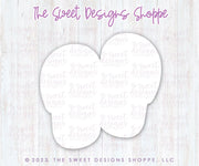 Cookie Cutters - Floral Slippers - Cookie Cutter - The Sweet Designs Shoppe - TSDS - - Accesories,Accessories,ALL,Clothing / Accessories,Cookie Cutter,floral,Galantines,MOM,mother,Mothers Day,Pajama,Promocode,Slippers,STL