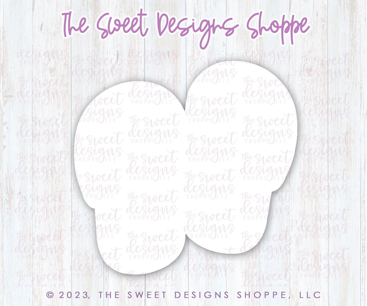 Cookie Cutters - Floral Slippers - Cookie Cutter - The Sweet Designs Shoppe - TSDS - - Accesories,Accessories,ALL,Clothing / Accessories,Cookie Cutter,floral,Galantines,MOM,mother,Mothers Day,Pajama,Promocode,Slippers,STL