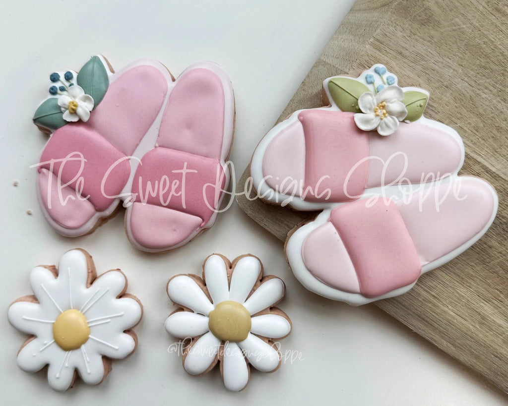 Cookie Cutters - Floral Summer Sandals - Cookie Cutter - Sweet Designs Shoppe - - ALL, bathing suit, beach, Cookie Cutter, Hobbies, pool, Promocode, Summer, vacation