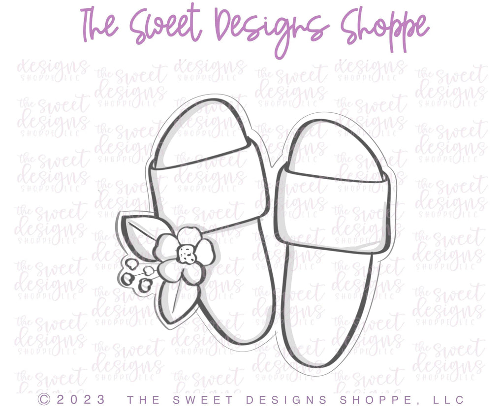 Cookie Cutters - Floral Summer Sandals - Cookie Cutter - The Sweet Designs Shoppe - TSDS - - ALL,bathing suit,beach,Cookie Cutter,Hobbies,pool,Promocode,Summer,vacation