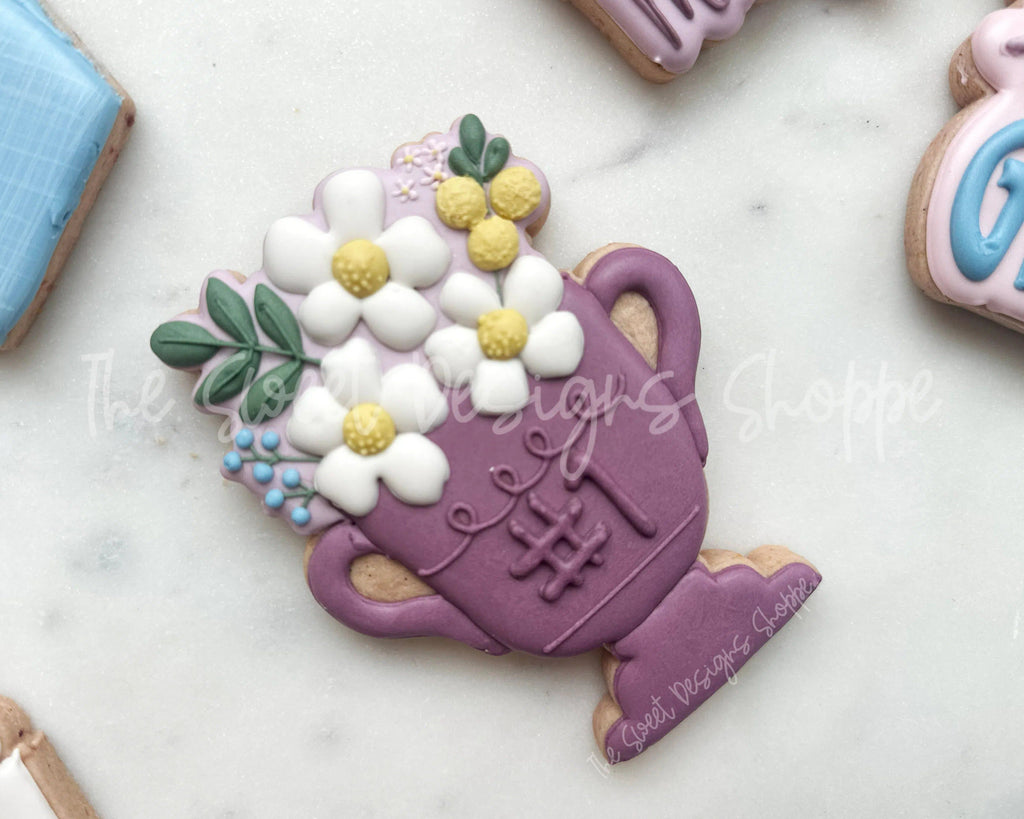 Cookie Cutters - Floral Trophy - Cookie Cutter - The Sweet Designs Shoppe - TSDS - - ALL,Cookie Cutter,floral,florals,MOM,mother,Mothers Day,Promocode,sport,sports,trophy