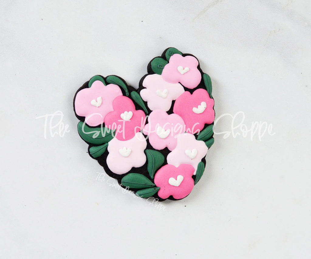 Cookie Cutters - Flower Heart - Cookie Cutter - The Sweet Designs Shoppe - - ALL, Cookie Cutter, Promocode, valentines, Wedding