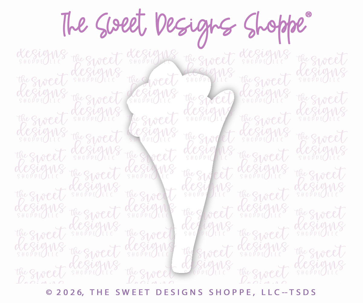 Cookie Cutters - Flowers Long Stem Set - Set of 7 - Cookie Cutters - The Sweet Designs Shoppe - TSDS - - ALL,Cookie Cutter,floral,florals,Flower,Flowers,Leaves and Flowers,MOM,mother,mothers,Mothers Day,Promocode,regular sets,set,sets,STL,Trees Leaves and Flowers
