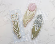 Cookie Cutters - Flowers Long Stem Set - Set of 7 - Cookie Cutters - The Sweet Designs Shoppe - TSDS - - ALL,Cookie Cutter,floral,florals,Flower,Flowers,Leaves and Flowers,MOM,mother,mothers,Mothers Day,Promocode,regular sets,set,sets,STL,Trees Leaves and Flowers