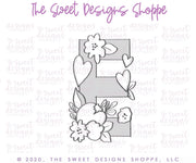 Cookie Cutters - Flowery E - Cookie Cutter - The Sweet Designs Shoppe - TSDS - - ALL,Cookie Cutter,Lettering,Letters,letters and numbers,Promocode,text,valentines,Wedding,Wedding Favors