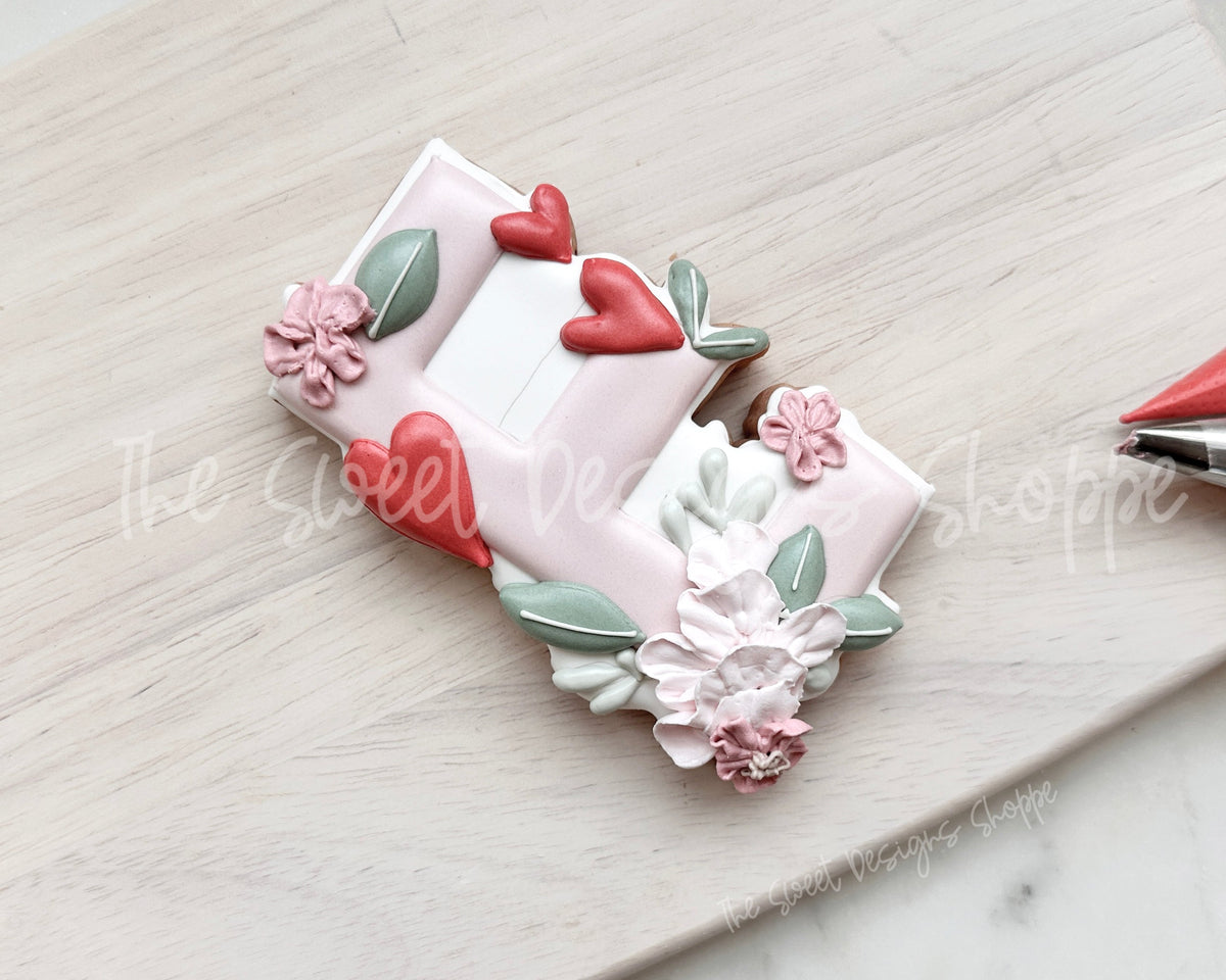 Cookie Cutters - Flowery E - Cookie Cutter - The Sweet Designs Shoppe - TSDS - - ALL,Cookie Cutter,Lettering,Letters,letters and numbers,Promocode,text,valentines,Wedding,Wedding Favors