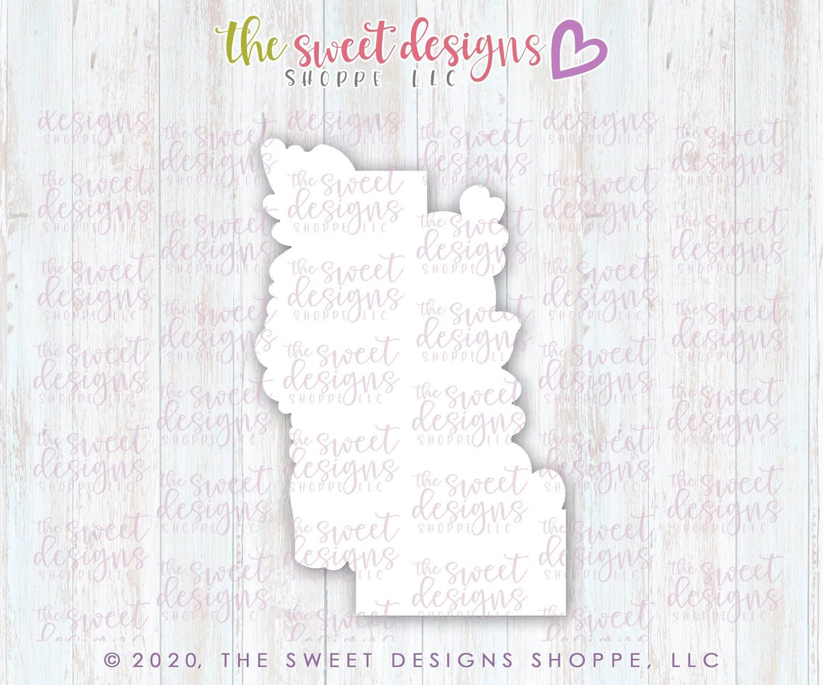 Cookie Cutters - Flowery L - Cookie Cutter - The Sweet Designs Shoppe - TSDS - - ALL,Cookie Cutter,Lettering,Letters,letters and numbers,Promocode,text,valentines,Wedding,Wedding Favors