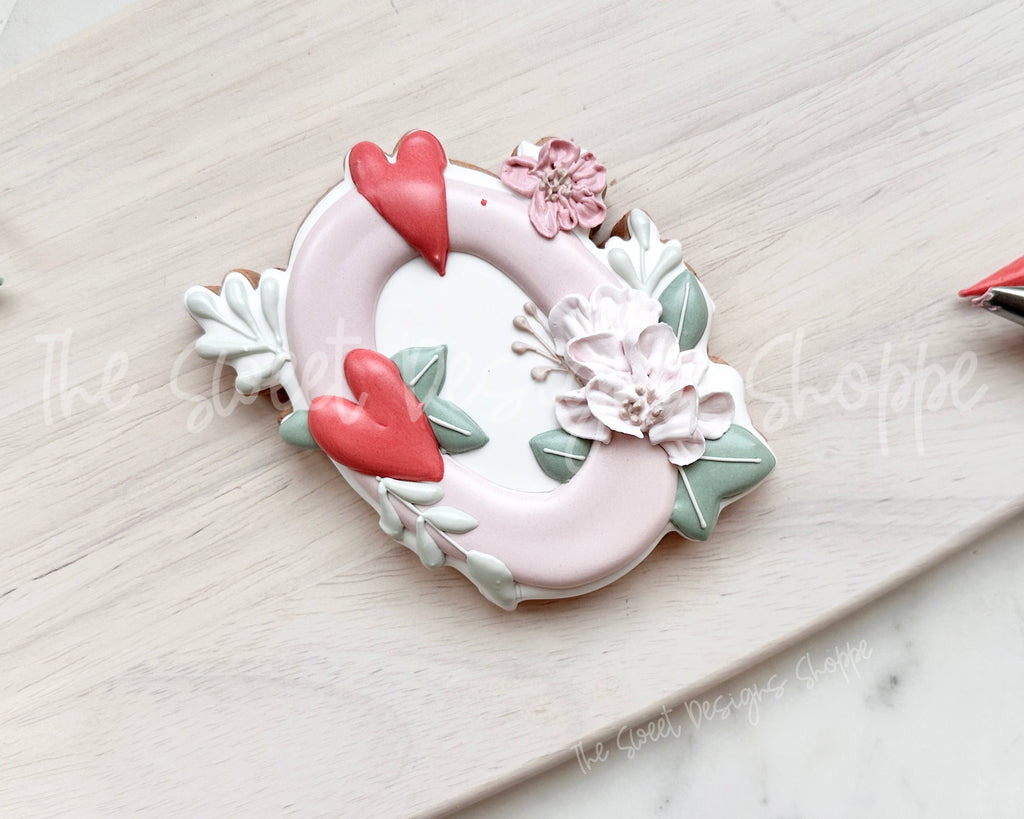 Cookie Cutters - Flowery O - Cookie Cutter - The Sweet Designs Shoppe - - ALL, Cookie Cutter, Lettering, Letters, letters and numbers, Promocode, text, valentines, Wedding