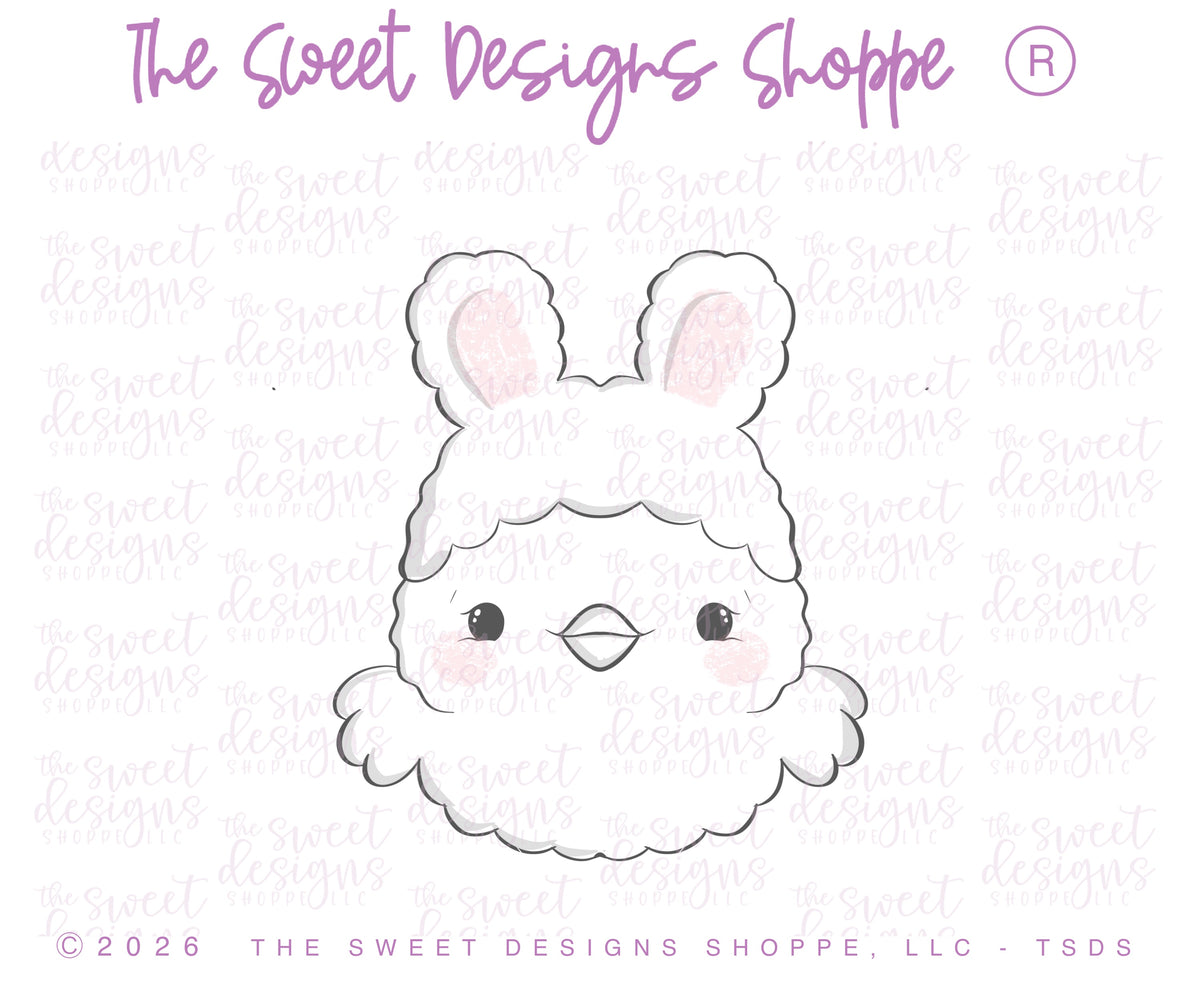 Cookie Cutters - Fluffy Chick - Cookie Cutter - The Sweet Designs Shoppe - TSDS - - ALL,Animal,Animals,Animals and Insects,Cookie Cutter,Easter,Easter / Spring,Kids / Fantasy,Promocode,STL