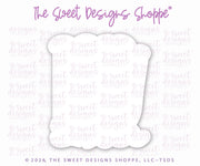 Cookie Cutters - Fluffy Chick & Plaque Set - Set of 2 - Cookie Cutters - The Sweet Designs Shoppe - TSDS - - ALL,Animal,Animals,Cookie Cutter,Easter,Easter / Spring,PLAQUES HANDLETTERING,Promocode,regular sets,set,STL