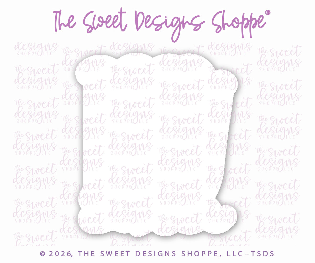 Cookie Cutters - Fluffy Chick & Plaque Set - Set of 2 - Cookie Cutters - The Sweet Designs Shoppe - TSDS - - ALL,Animal,Animals,Cookie Cutter,Easter,Easter / Spring,PLAQUES HANDLETTERING,Promocode,regular sets,set,STL