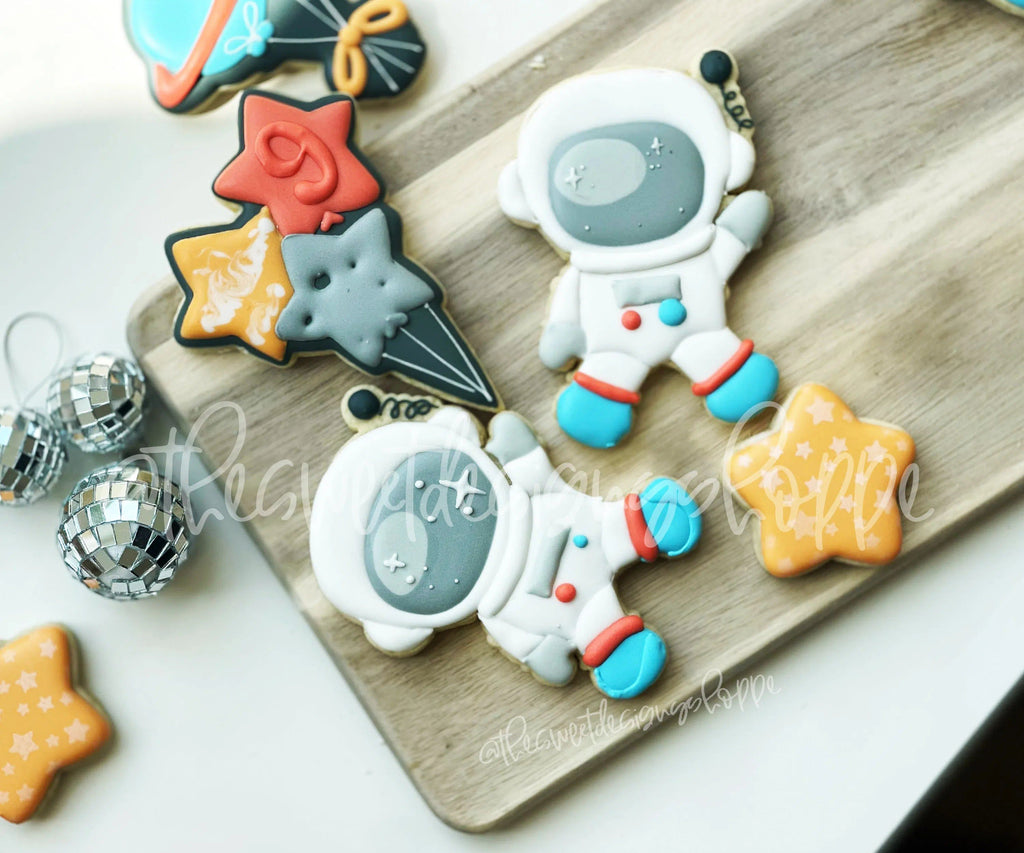 Cookie Cutters - Flying Astronaut - Cookie Cutter - The Sweet Designs Shoppe - - ALL, Baby / Kids, Birthday, Cookie Cutter, kid, kids, Kids / Fantasy, Miscellaneous, Promocode, space, transportation