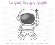 Cookie Cutters - Flying Astronaut - Cookie Cutter - The Sweet Designs Shoppe - TSDS - - ALL,Baby / Kids,Birthday,Cookie Cutter,kid,kids,Kids / Fantasy,Miscellaneous,Promocode,space,STL,transportation