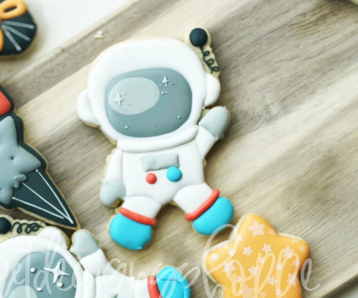 Cookie Cutters - Flying Astronaut - Cookie Cutter - The Sweet Designs Shoppe - TSDS - - ALL,Baby / Kids,Birthday,Cookie Cutter,kid,kids,Kids / Fantasy,Miscellaneous,Promocode,space,STL,transportation