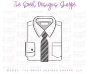 Cookie Cutters - Folded Dad's Shirt - Cookie Cutter - The Sweet Designs Shoppe - TSDS - - Accesories,Accessories,accessory,ALL,Clothing / Accessories,Cookie Cutter,dad,Father,Fathers Day,grandfather,Promocode,STL