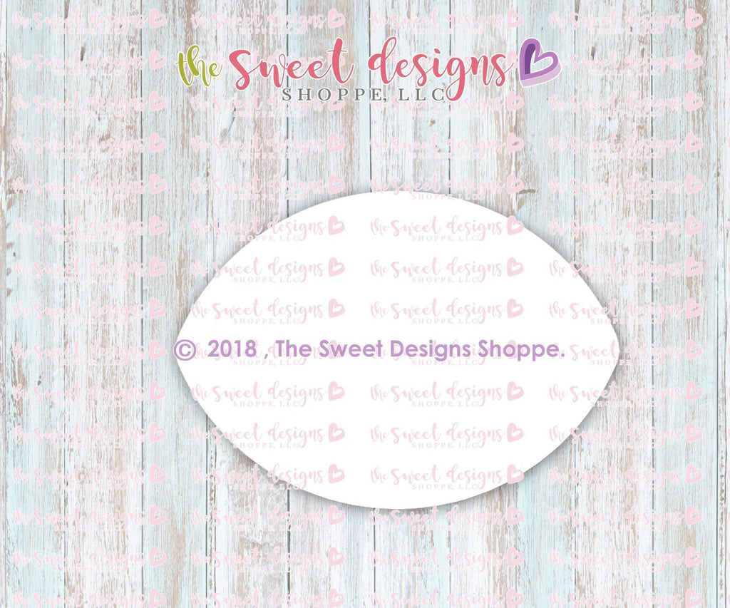 Cookie Cutters - Football Ballv2 - Cookie Cutter - The Sweet Designs Shoppe - TSDS - - ALL,Cookie Cutter,dad,fan,Father,Fathers Day,football,grandfather,Promocode,sport,sports,STL,superbowl