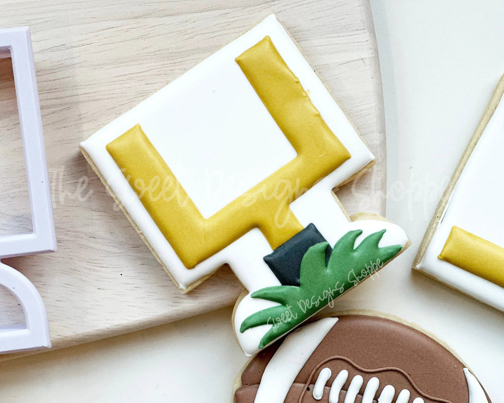 Cookie Cutters - Football Goal Post - Cookie Cutter - The Sweet Designs Shoppe - TSDS - - ALL,Cookie Cutter,dad,Father,Fathers Day,football,grandfather,Promocode,sport,sports,STL,touchdown