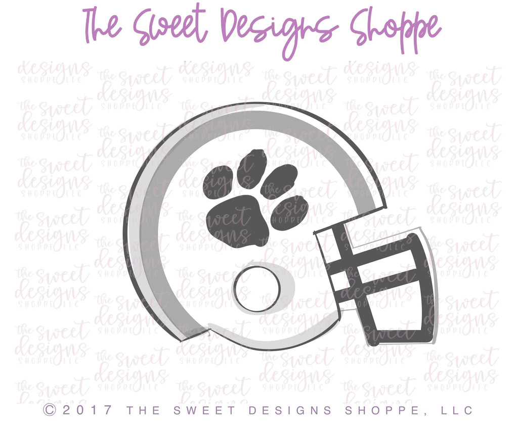 Cookie Cutters - Football Helmet v2- Cookie Cutter - The Sweet Designs Shoppe - TSDS - - ALL,Cookie Cutter,dad,fan,Father,Fathers Day,football,grandfather,Promocode,sport,sports,STL,superbowl