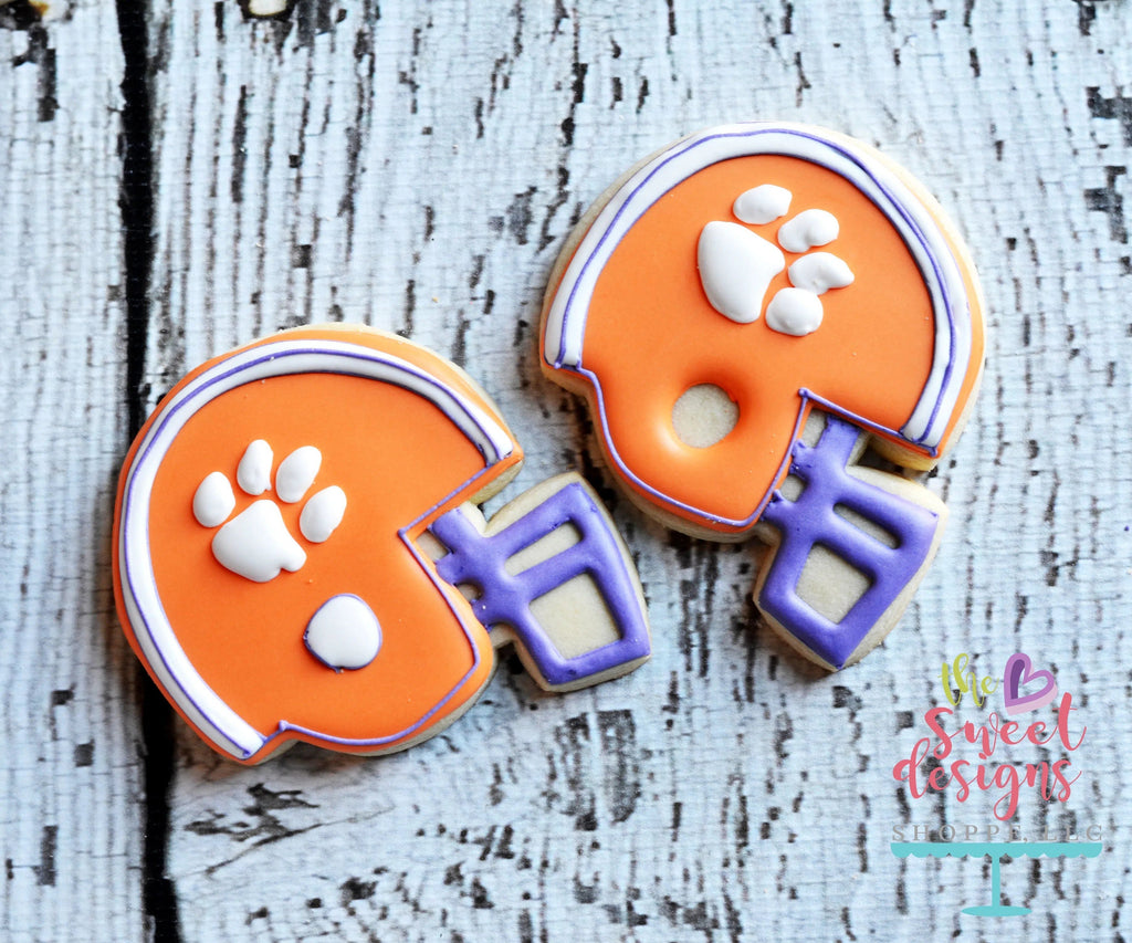 Cookie Cutters - Football Helmet v2- Cookie Cutter - The Sweet Designs Shoppe - TSDS - - ALL,Cookie Cutter,dad,fan,Father,Fathers Day,football,grandfather,Promocode,sport,sports,STL,superbowl